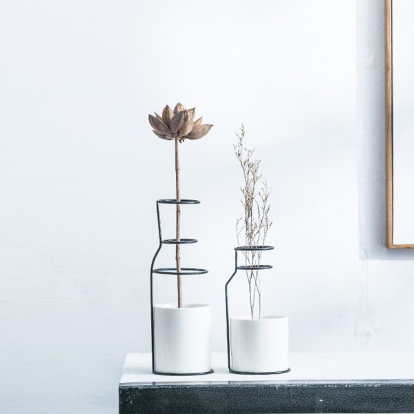 Vase en céramique et poterie pour décoration | Décoration nordique, Design d'art domestique, Vase de Style scandinave minimaliste, accessoires de décoration pour la maison moderne