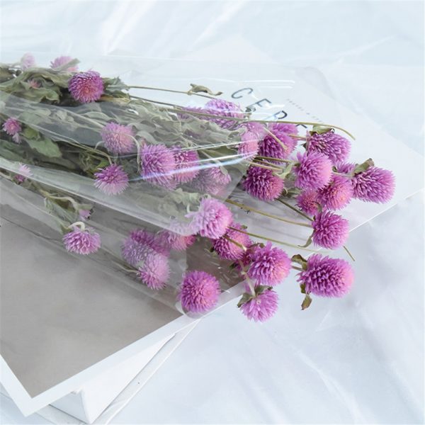 15pcs Purple natural flower bouquets dried gomphrena bouquets FREE SHIPPING