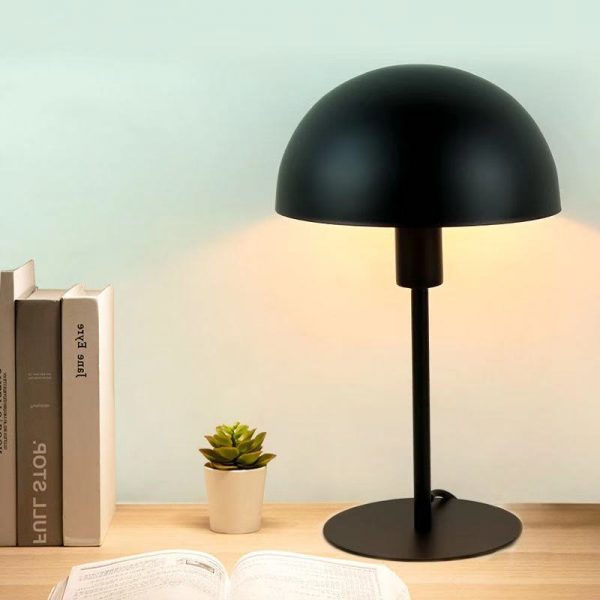 Lampe LED en forme de champignon en métal minimaliste, petite lampe de Table, protection des yeux, pour bureau, dortoir, pour étudiants, lampe de chevet enfichable