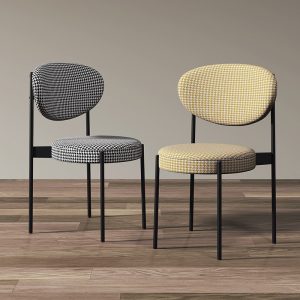 Modern Loft Design Dining Chair, Nordic Design, Lightweight, Luxury, with backrest, Single stool, for Restaurant, Hotel, Lounge furniture