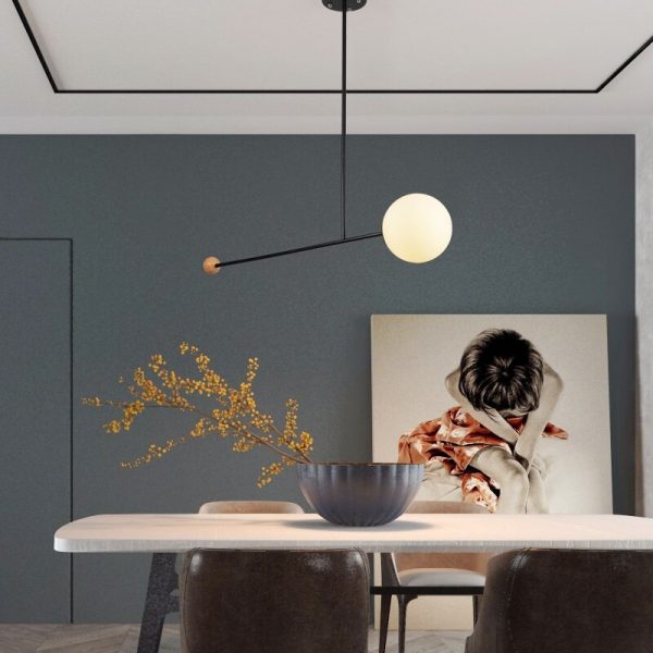Artpad-creative ceiling light hanging on E14 pole, indoor light, indoor light, ideal for living room, dining room or bedroom
