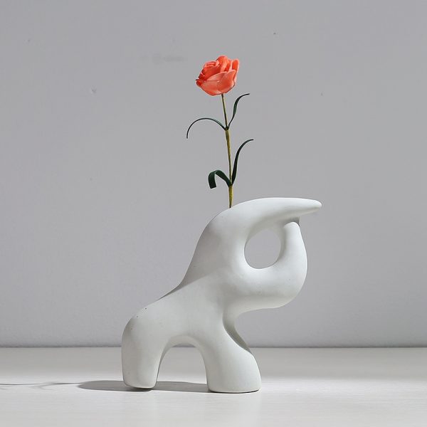 Creative ceramic vase, Nordic style, Simple Art, home decoration, living room, bedroom, bar